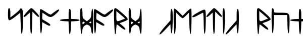 Шрифт Standard Celtic Rune