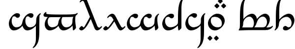 Шрифт Tengwar Eldanaro