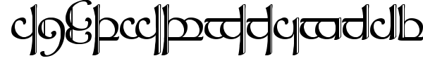 Шрифт Tengwar Sindarin