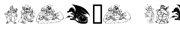 Шрифт Lisa's Dragons