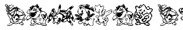 Шрифт Pokemon Pixels