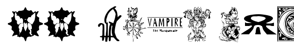 Шрифт WW Vampire Sigils