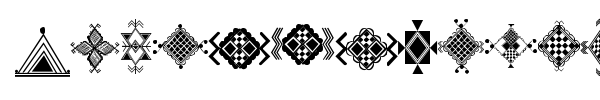 Шрифт Amazigh Motifs