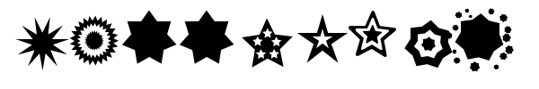 Шрифт PizzaDude Stars