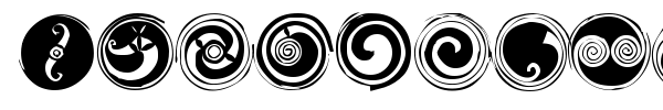 Шрифт Spirals
