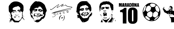 Шрифт Grande Maradona