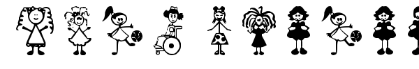 Шрифт Girl Characters