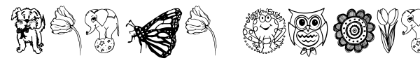 Шрифт Janda Spring Doodles