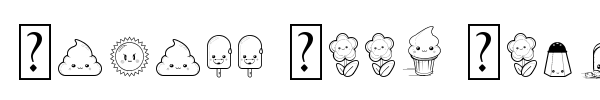 Шрифт Kawaii Food Font