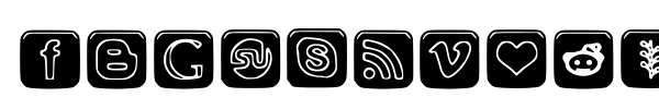 Шрифт Social Font Icons