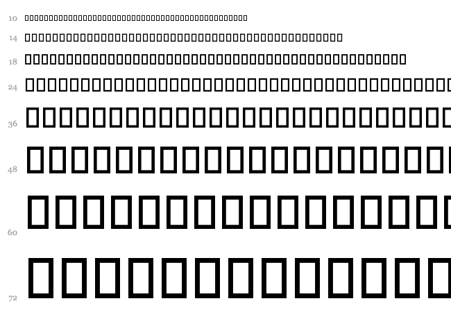Beauty font waterfall