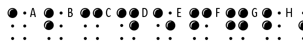 Шрифт Braille Latin