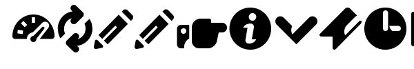 Шрифт Breezi Icon Set