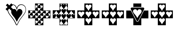Шрифт Crosses n Hearts