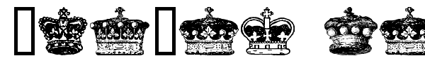 Шрифт Crowns and Coronets