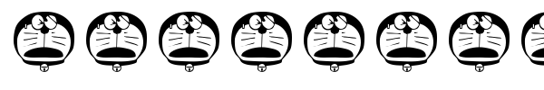 Шрифт Doraemon