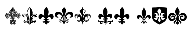 Шрифт Fleur de Lis