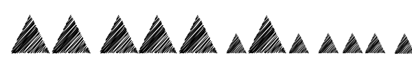 Шрифт Morse Mountain Code