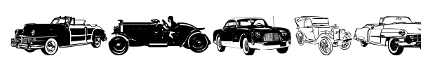 Шрифт Vintage Auto Cars TFB