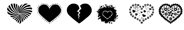Шрифт Sexy Love Hearts 2