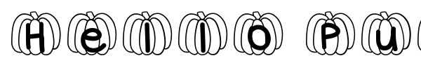 Шрифт Hello Pumpkin