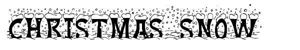 Шрифт Christmas Snow