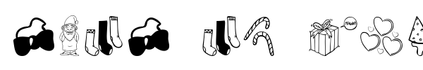Pimp My Christmas font preview