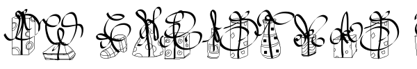Шрифт PW Christmas Gifts